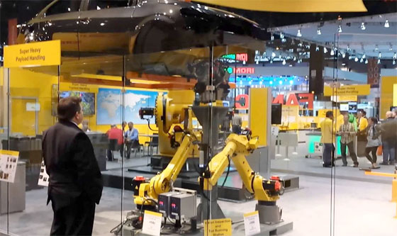 国外智能机器人工厂